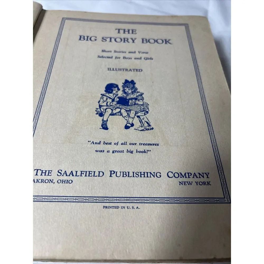 1934Vintage‎  The Big Story Book